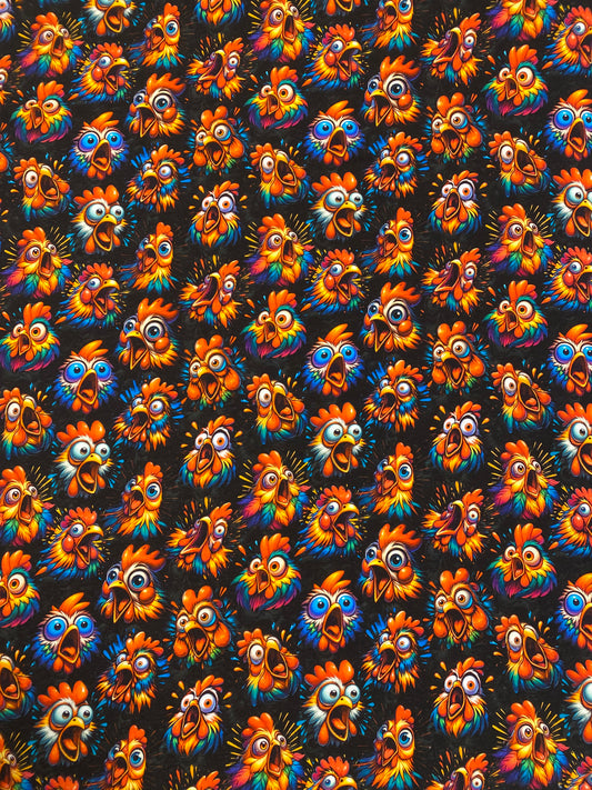 Collegetyg Crazy Chicken