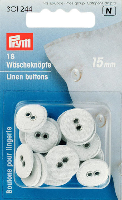 Linneknappar 15 mm