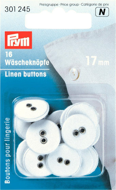 Linneknappar 17 mm