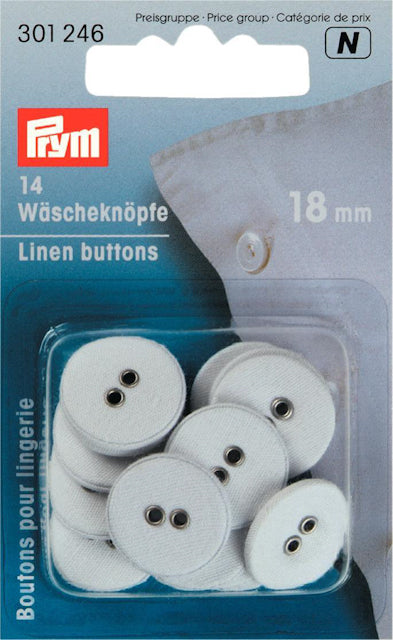 Linneknappar 18 mm