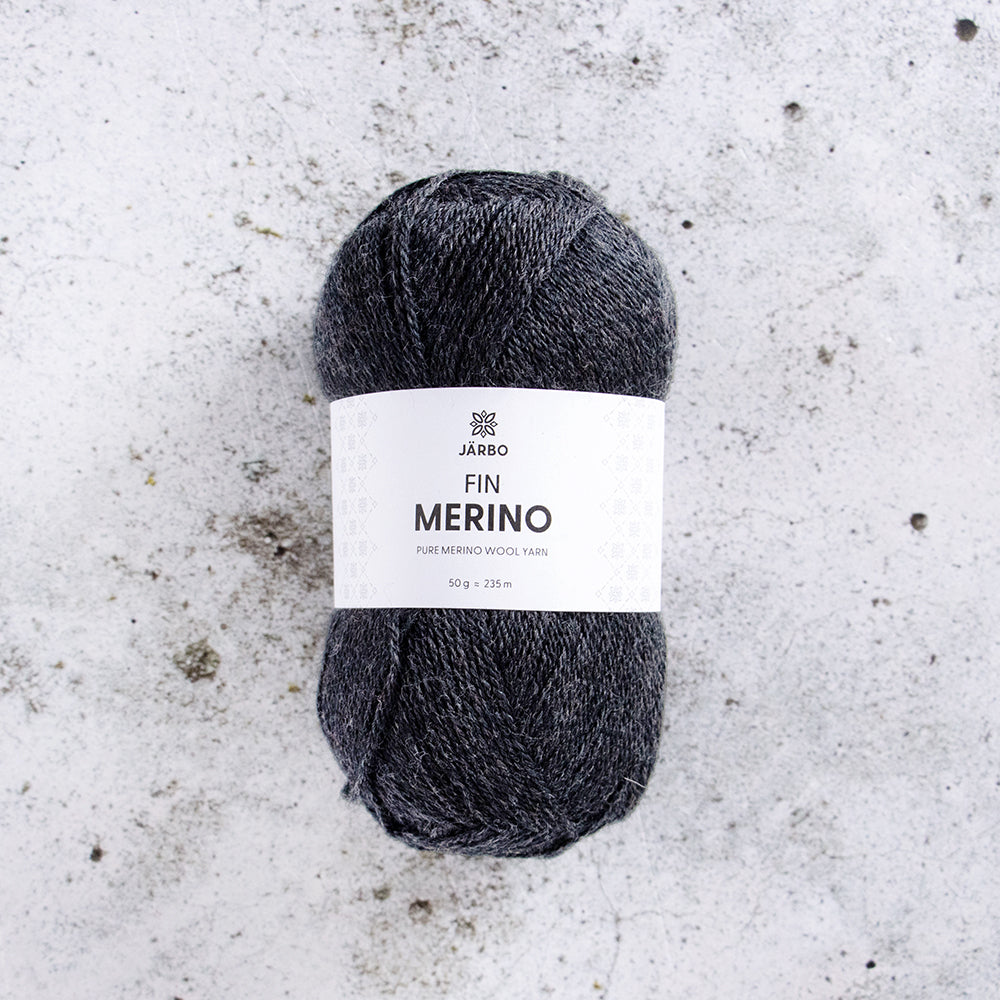Fin merino Grey Asphalt - 30316