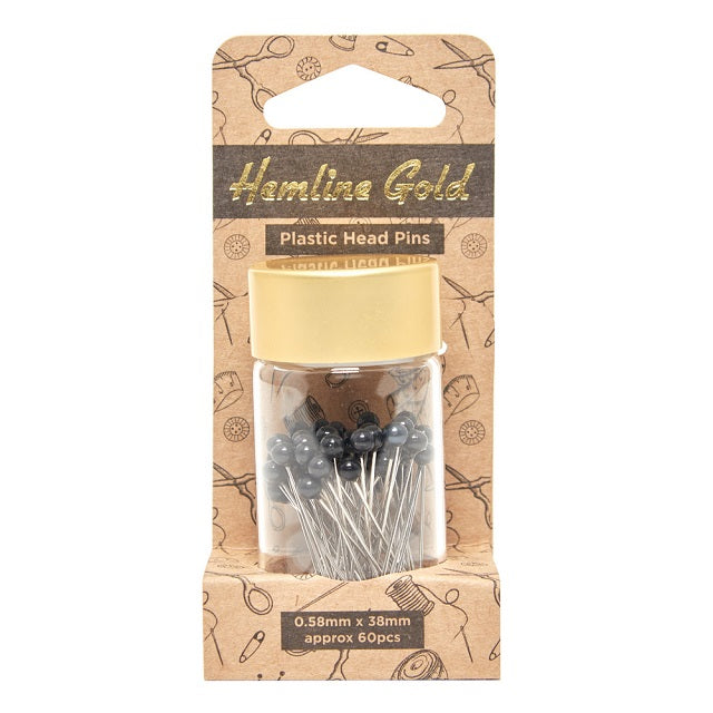 Knappnålar Hemline Gold