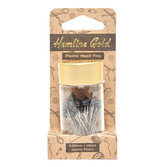 Knappnålar Hemline Gold