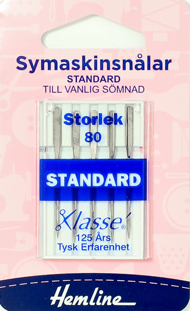 Symaskinsnålar Standard 80
