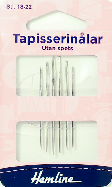 Tapisserinålar Utan spets