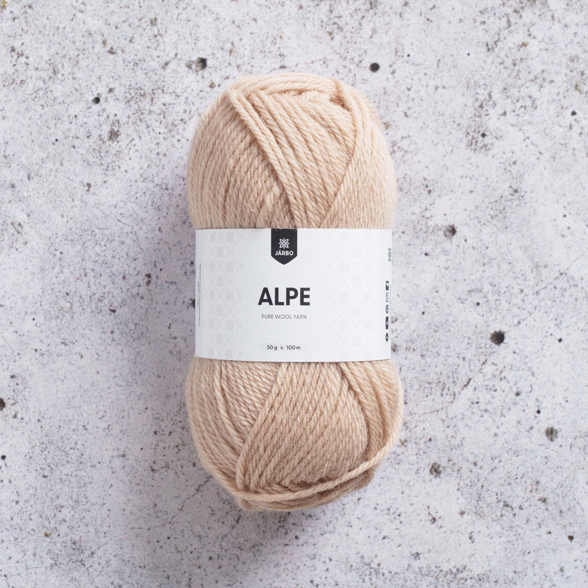 Alpe - Ullgarn Caramel Beige - 36120