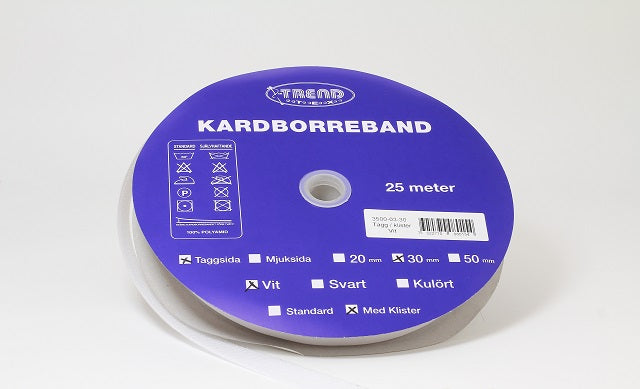 Kardborre klister metervara