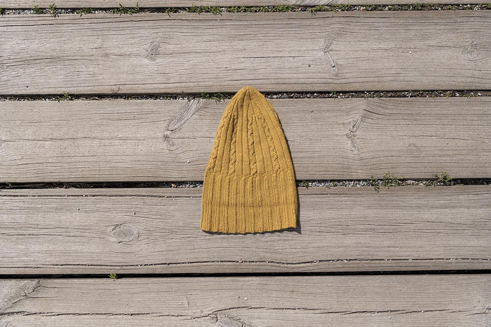 Räls - Stickad Mössa – mönstrets originalbild