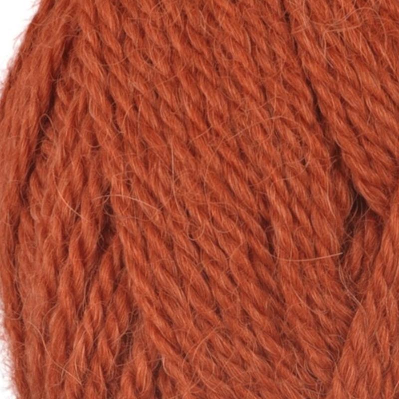 Alpaca Fine Rödbrun - 654 ruta