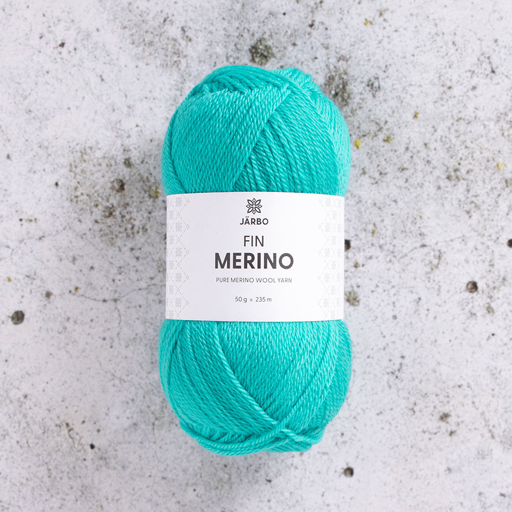 Fin merino Turquoise Waterfall - 30309
