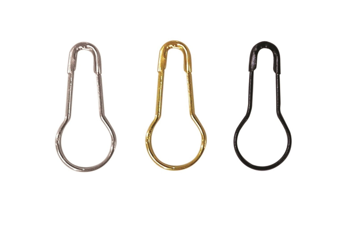 Pony päronmarkörer – gruppbild med silver, guld och svart