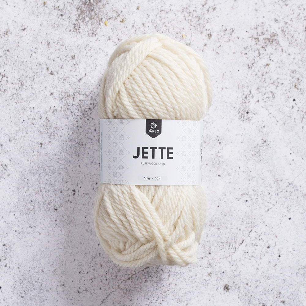 Jette - Ullgarn – Vanilla White - 26317 – Garnnystan