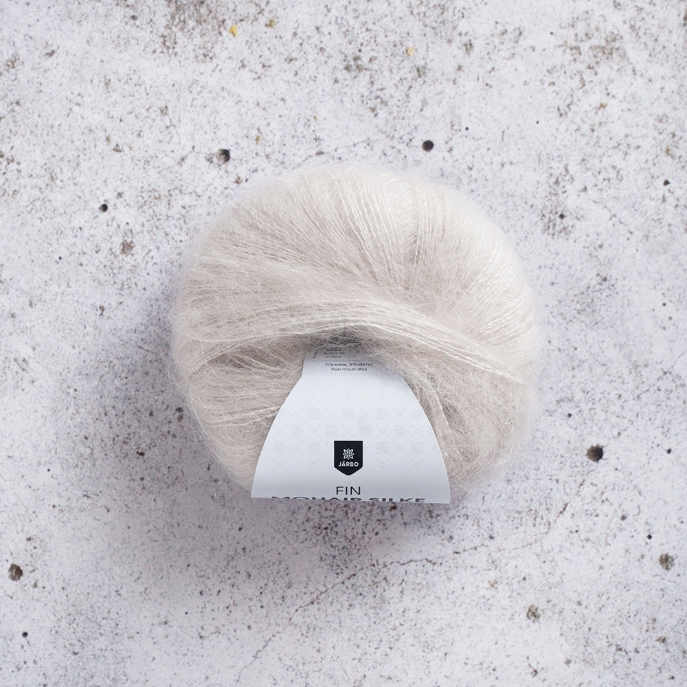 Fin mohair silke – Oyster Mushroom - 31523 – Garnnystan