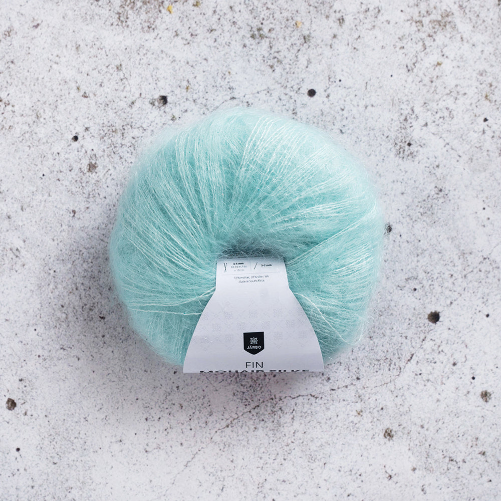 Fin mohair silke – Eggshell Blue - 31528 – Garnnystan