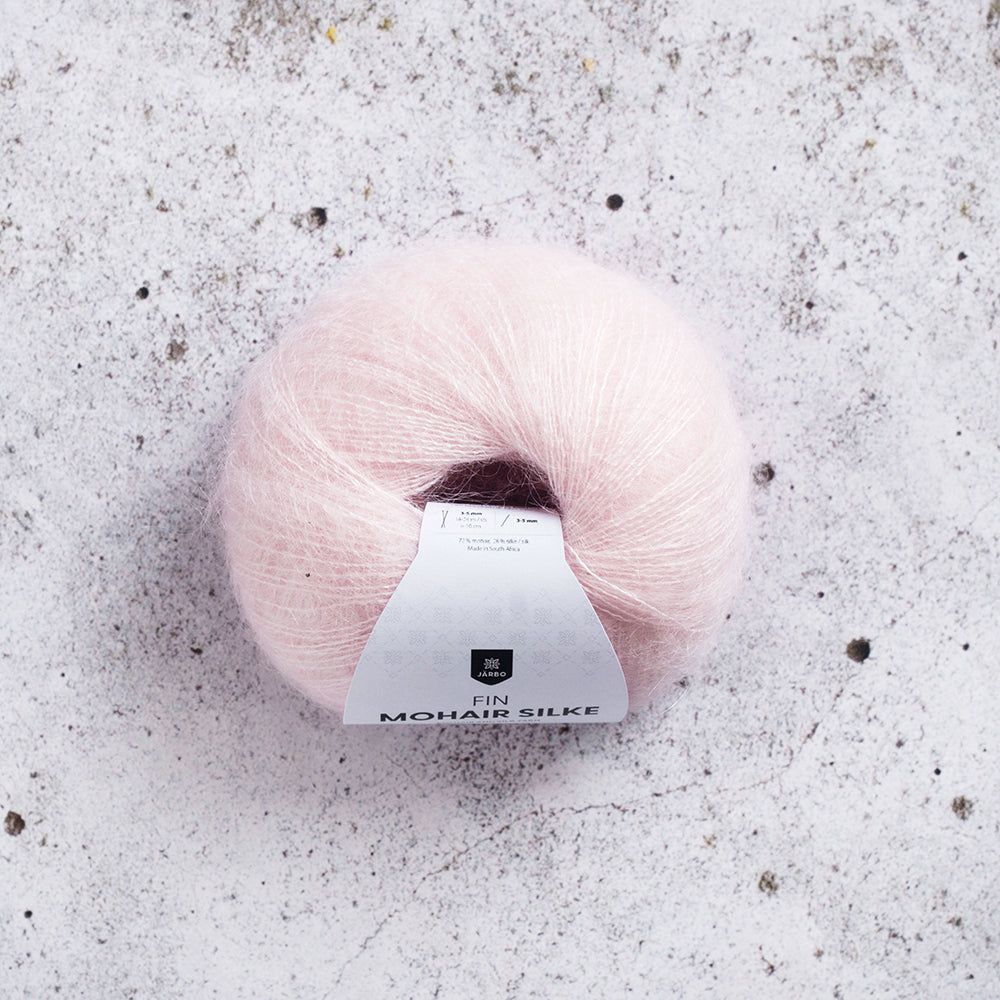 Fin mohair silke – Pink Marshmallow - 31529 – Garnnystan