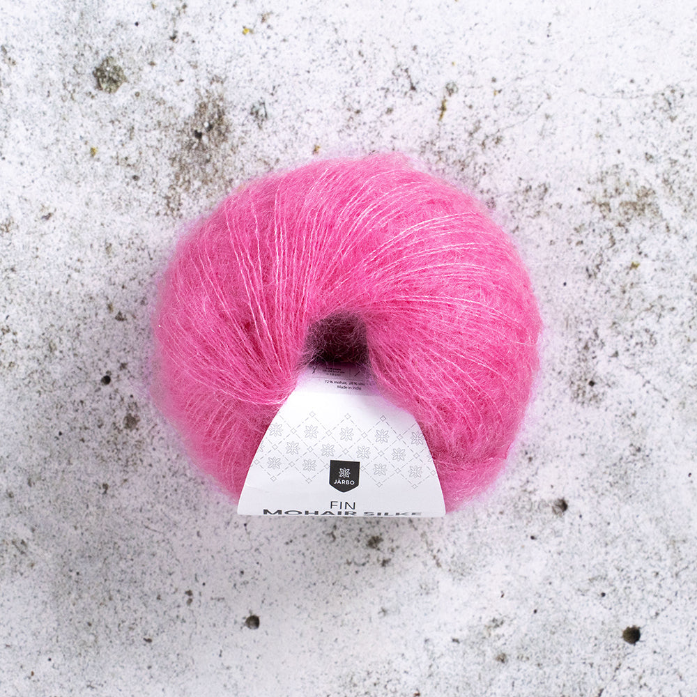 Fin mohair silke – Flamin' Go - 31544 – Garnnystan
