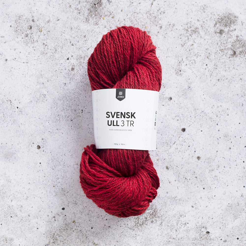 Järbo 3 tr ull – Falu Red - 59011 – Garnnystan