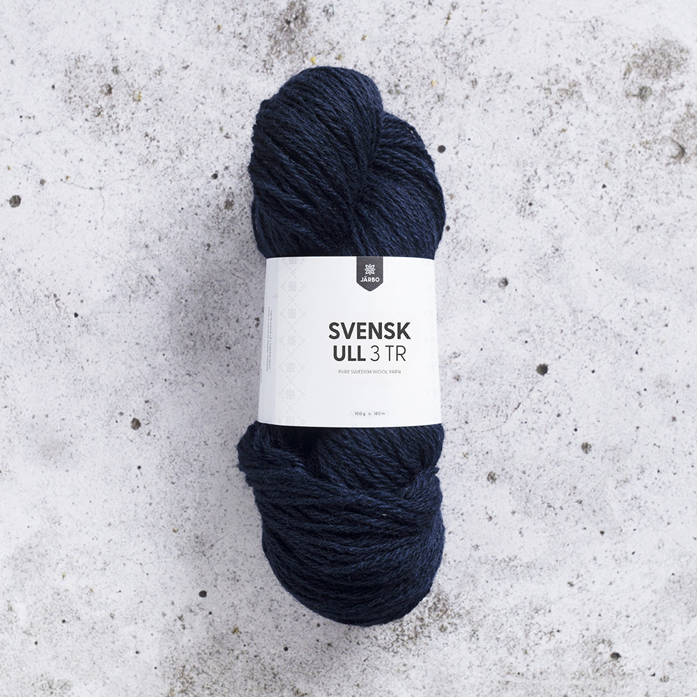 Järbo 3 tr ull – Bergslagen Dark Blue - 59015 – Garnnystan