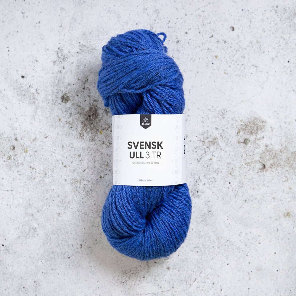 Järbo 3 tr ull – Swedish Flag Blue - 59023 – Garnnystan