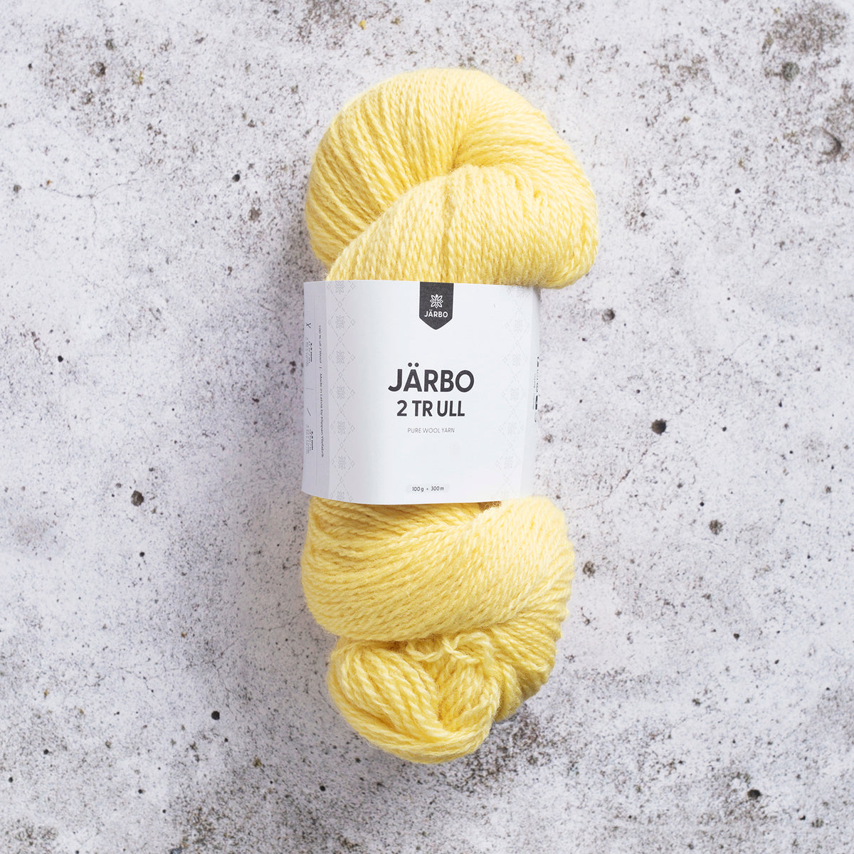Järbo 2 tr ull – Lemon Curd - 74116 – Garnnystan