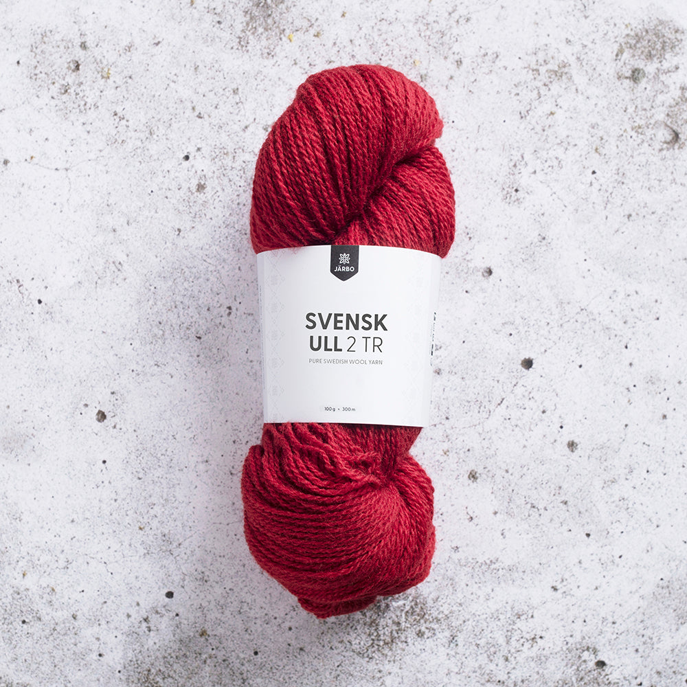 Järbo 2 tr ull – Sheer Red - 74121 – Garnnystan