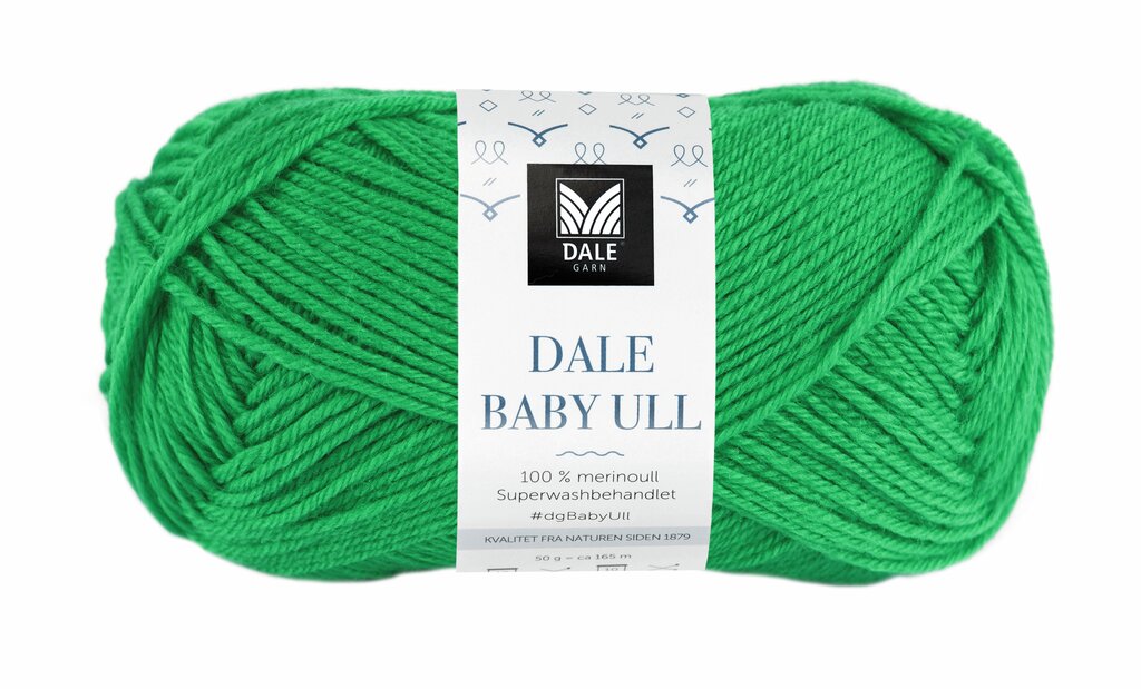 Dale Baby ull Klargrön - 8536