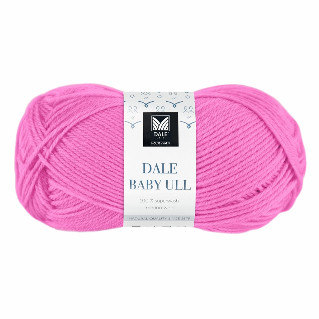 Dale Baby ull Fuchsia - 8561