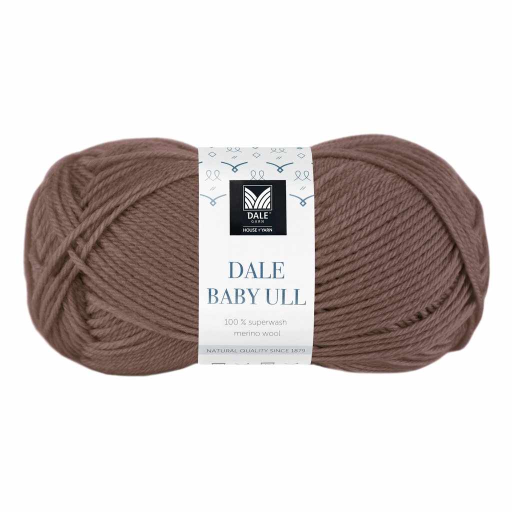 Dale Baby ull Brun - 8555