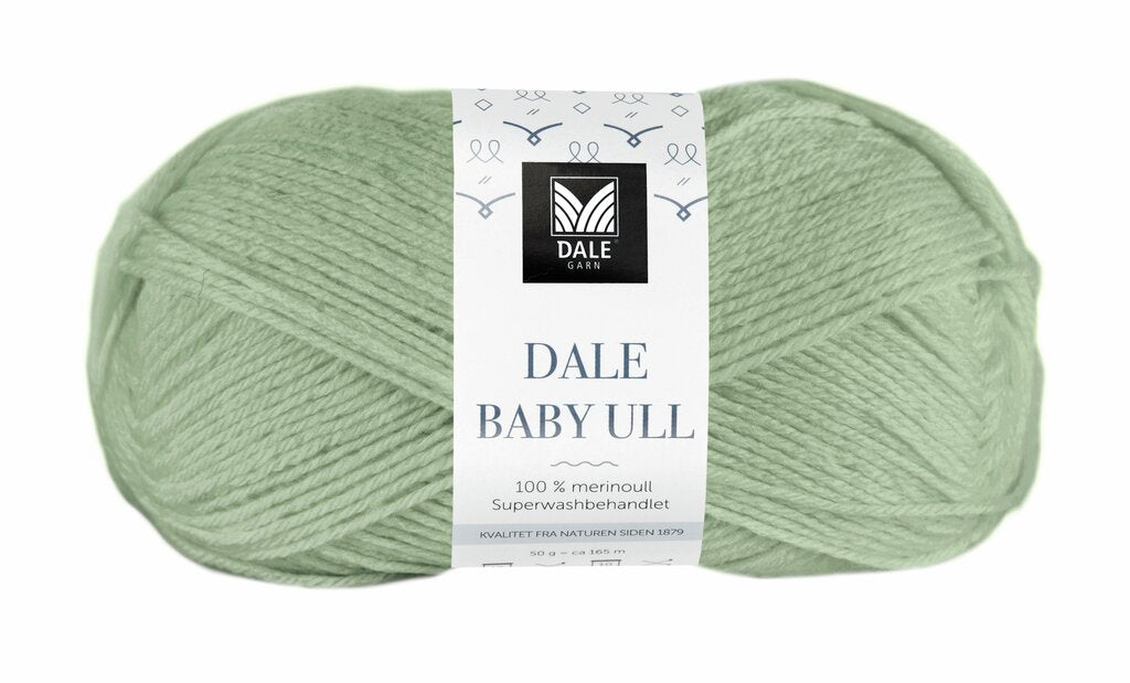 Dale Baby ull Ljus jadegrön - 8520