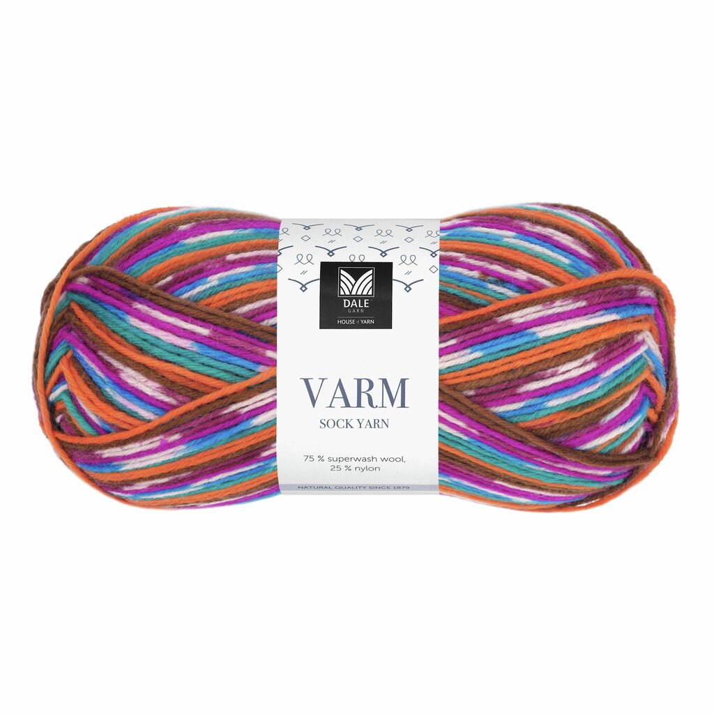 Varm Rosa/Aqua/Orange - 5108