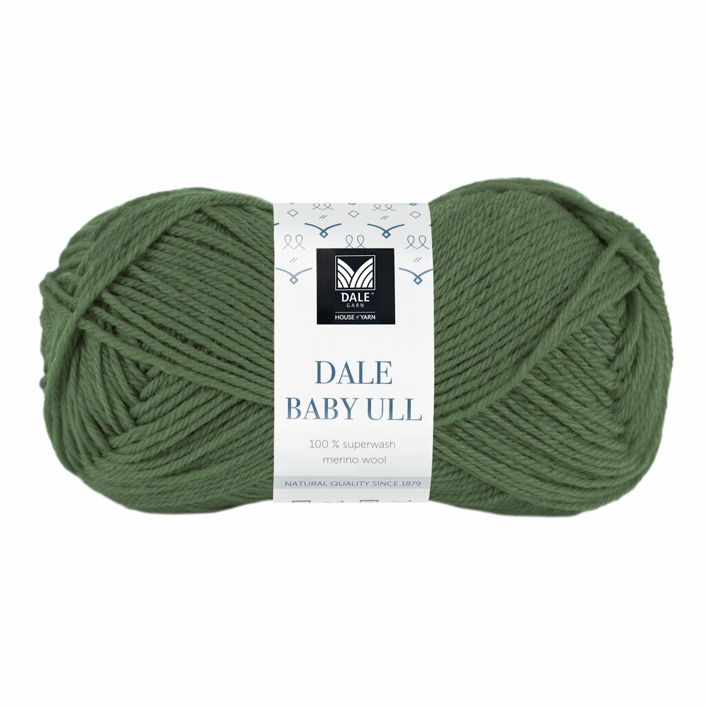 Dale Baby ull Armégrön - 8563