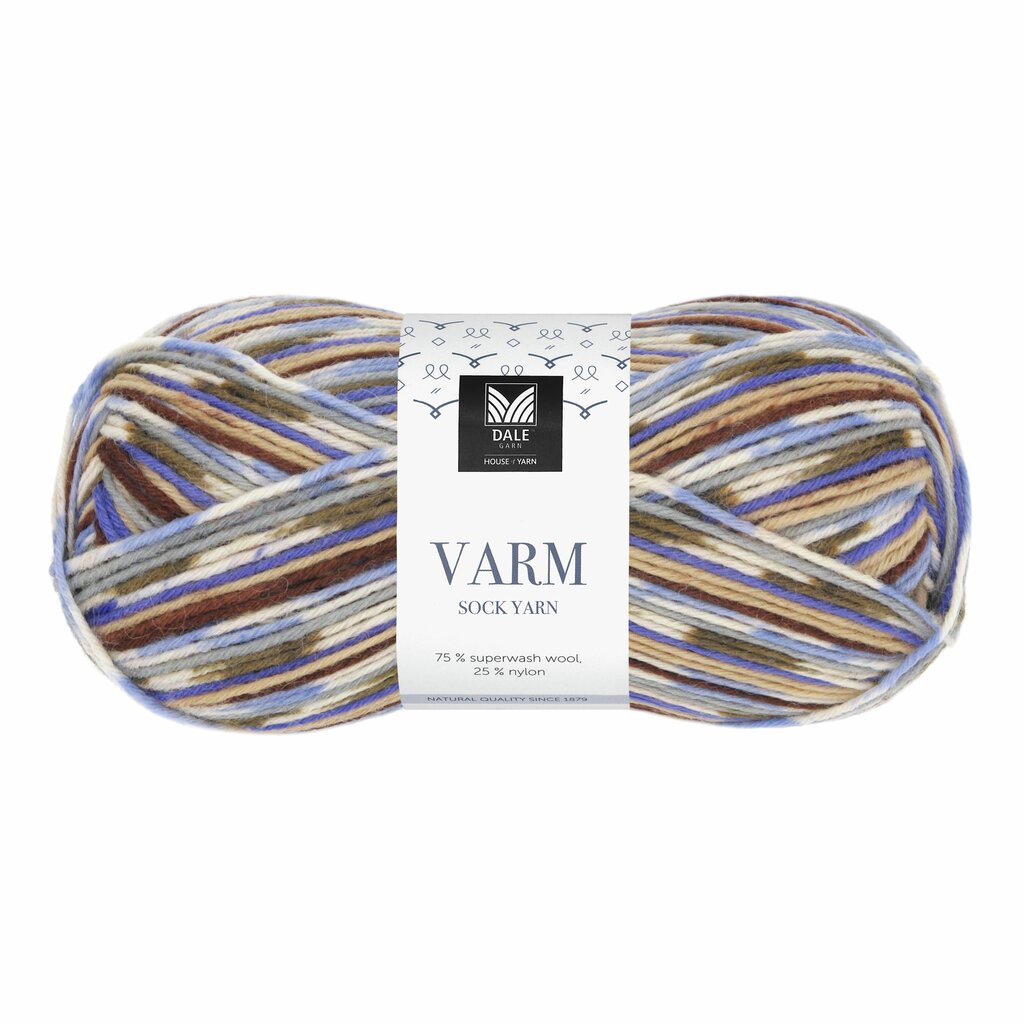 Varm Beige/Brun/Blålila - 5103
