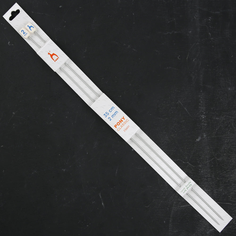 Pony Classic jumperstickor 2 mm / 35 cm