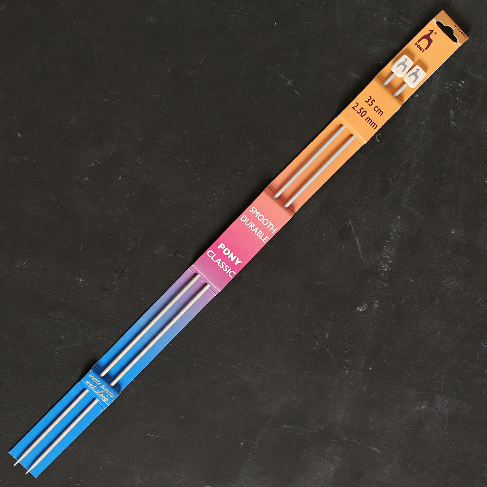 Pony Classic jumperstickor 2.5 mm / 35 cm